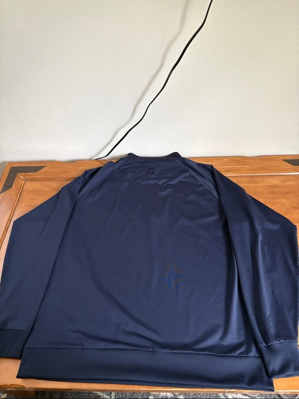 FootJoy Nylon Navy Half-Zip Pullover Size XXL